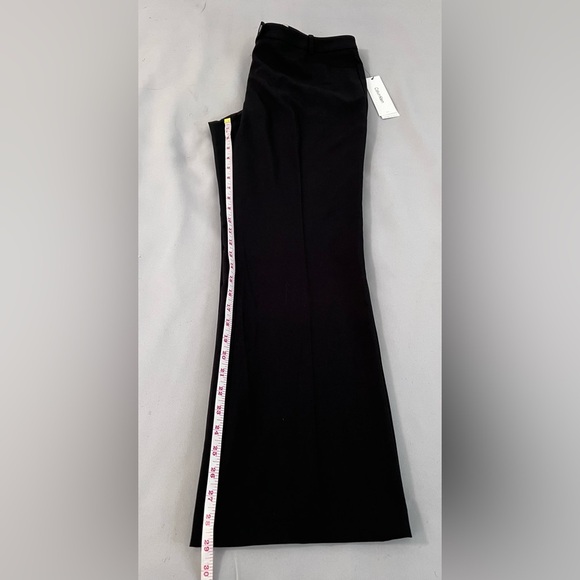 Calvin Klein Womens 12 Black Pants Modern Tapered Leg Fit Short Office NWT - Picture 5 of 12